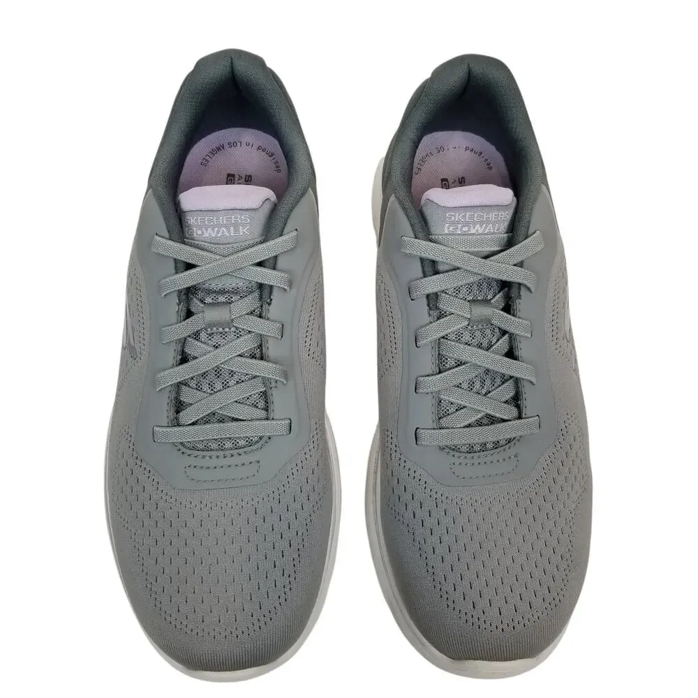 Skechers Women's GoWalk 7 125215 Gray Goga Mat Sneakers Size 8.5